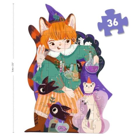 Puzzle gigant Magicianul Pio, Djeco - poza 4