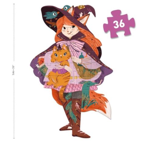 Puzzle gigant Vrajitoarea Lily, Djeco - poza 4