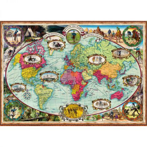 PUZZLE HARTA LUMII, 1000 PIESE - poza 2