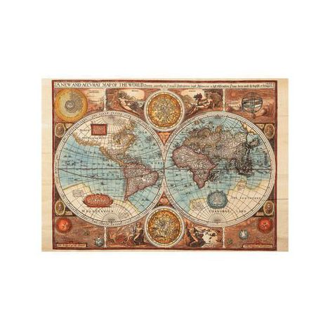 Puzzle - harta lumii din 1626 (500 piese) - poza 1
