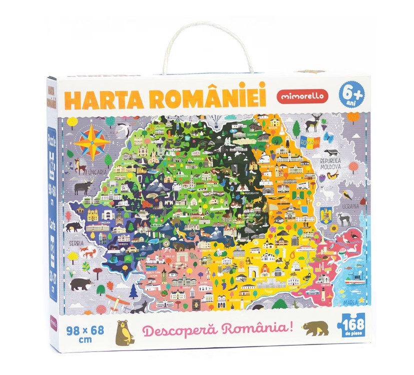 Puzzle Harta Romaniei 168 piese - poza 1