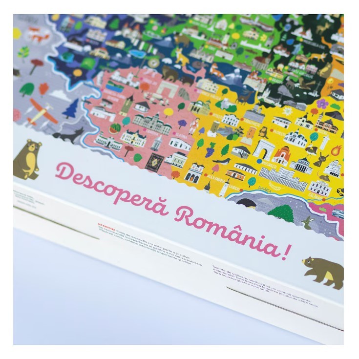 Puzzle Harta Romaniei 168 piese - poza 2
