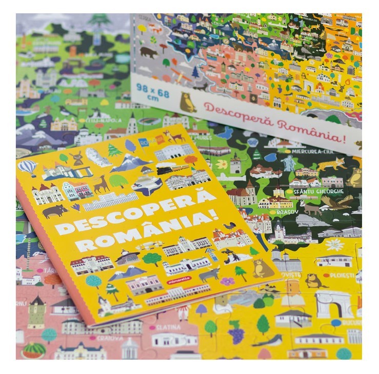 Puzzle Harta Romaniei 168 piese - poza 3