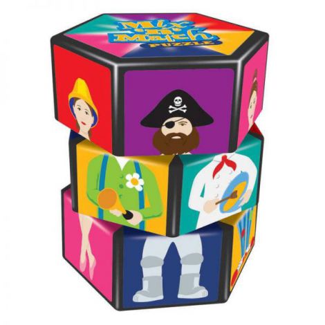 Puzzle hexagonal - hainute colorate - poza 1