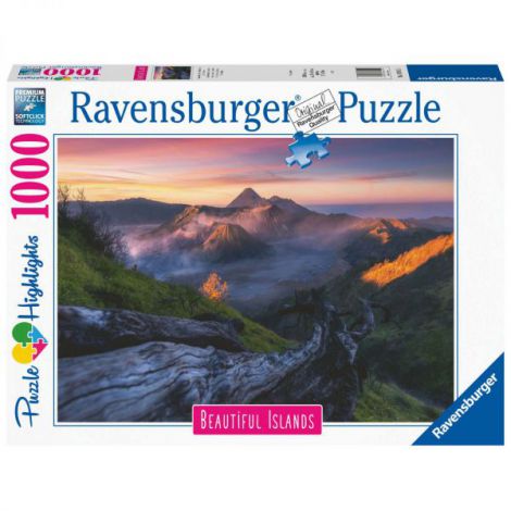 PUZZLE INSULA JAVA MOUNT BROMO, 1000 PIESE - poza 1