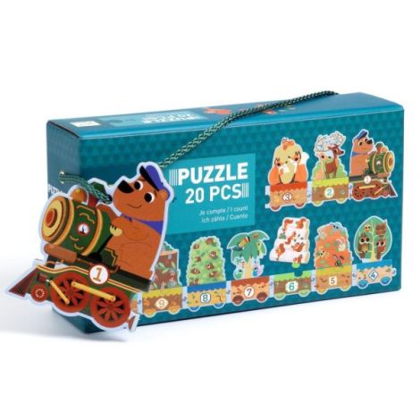 Puzzle Invat sa numar, Djeco - poza 1
