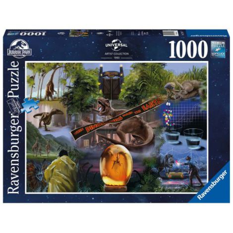 PUZZLE JURASSIC PARK, 1000 PIESE - poza 1