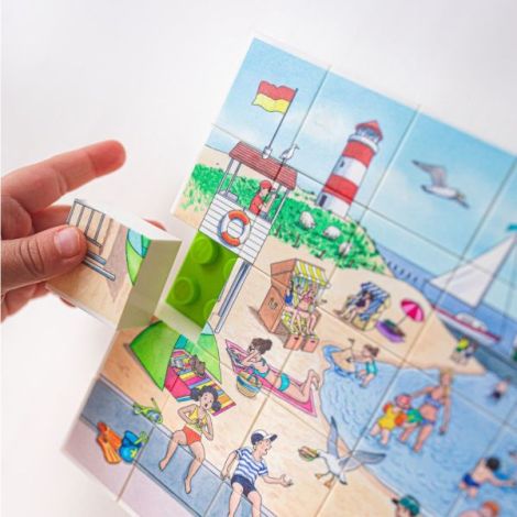 Puzzle La plaja Hubelino (35 piese) - poza 3
