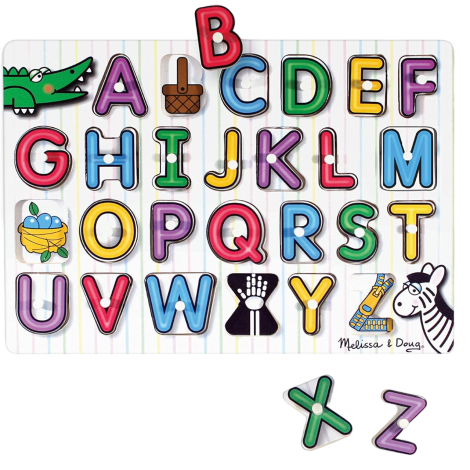 Puzzle lemn Alfabet Melissa and Doug 3272