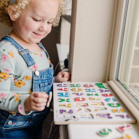 Puzzle lemn Alfabet Melissa and Doug 3272 - poza 5