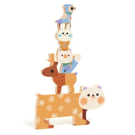 Puzzle lemn animale simpatice, Djeco - poza 2