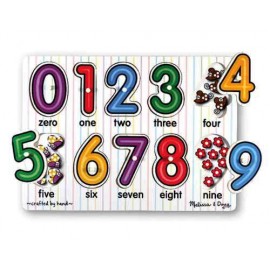 Puzzle lemn Cifrele Melissa & Doug - 3273 - poza 2