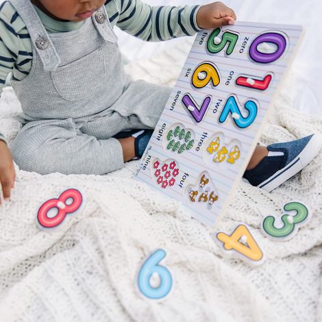 Puzzle lemn Cifrele Melissa & Doug - 3273 - poza 4