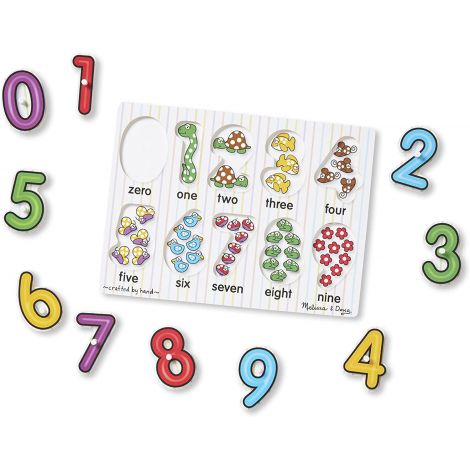 Puzzle lemn Cifrele Melissa & Doug - 3273 - poza 5