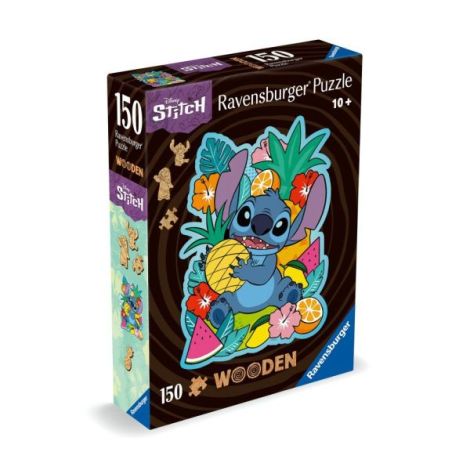 Puzzle lemn contur Disney Stitch 150 piese - poza 3
