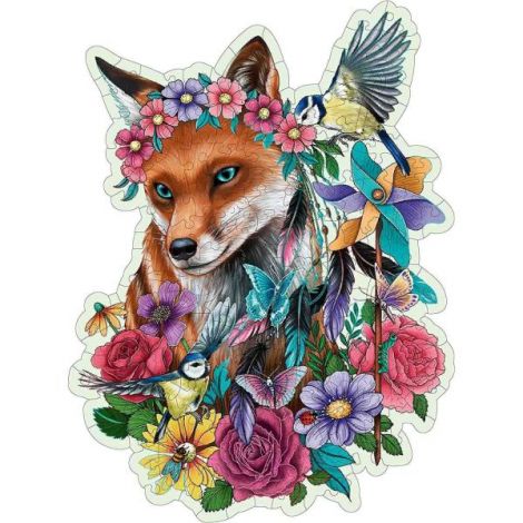 Puzzle Lemn Contur Vulpe, 150 Piese - poza 1