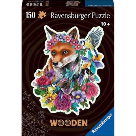 Puzzle Lemn Contur Vulpe, 150 Piese - poza 2