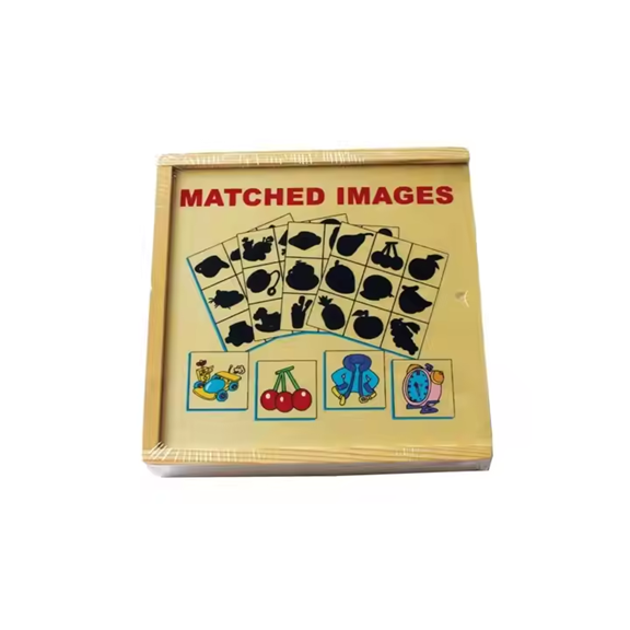Puzzle Lemn Montessori Umbre - Joc Educativ pentru Copii