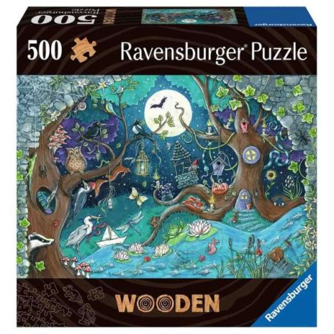 Puzzle Lemn Padure, 500 Piese - poza 2