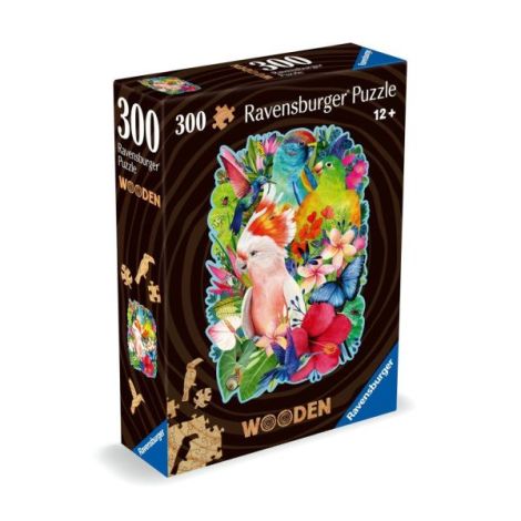 Puzzle lemn pasari 300 piese - poza 3