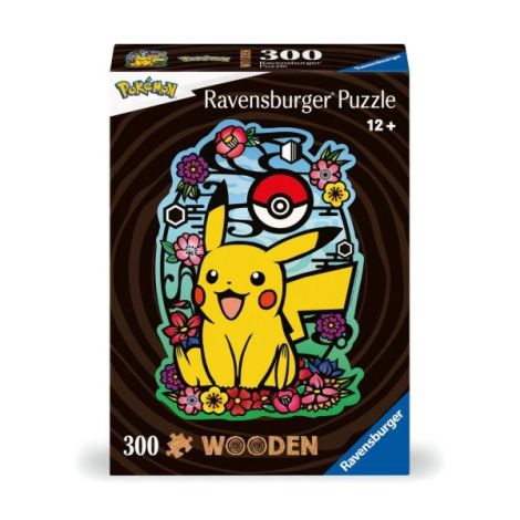Puzzle lemn Pikachu 300 piese - poza 2