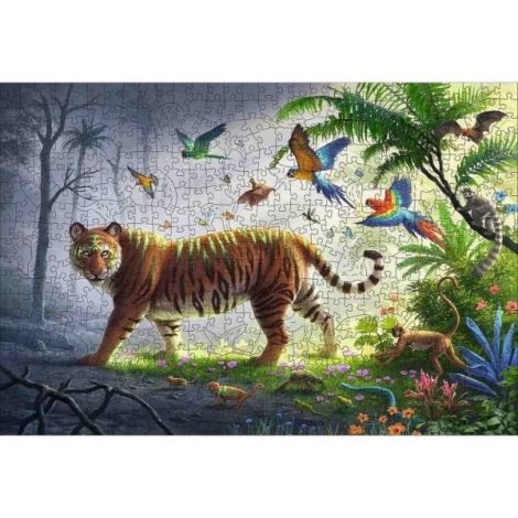 Puzzle Lemn Tigru, 500 Piese - poza 1