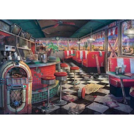 Puzzle Loc Parasit De Luat Masa, 1000 Piese - poza 1