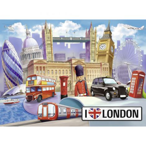 PUZZLE LONDRA, 100 PIESE - poza 2