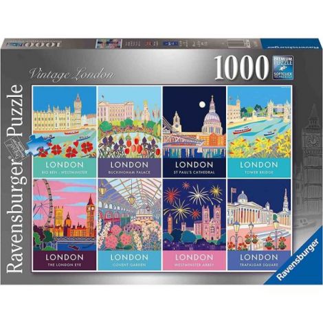 Puzzle Londra Vintage, 1000 Piese - poza 2