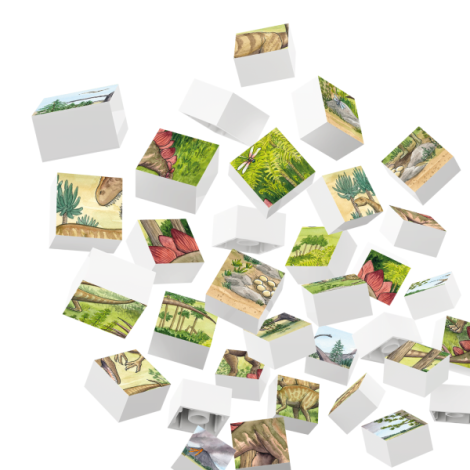 Puzzle Lumea dinozaurilor Hubelino (35 piese) - poza 2