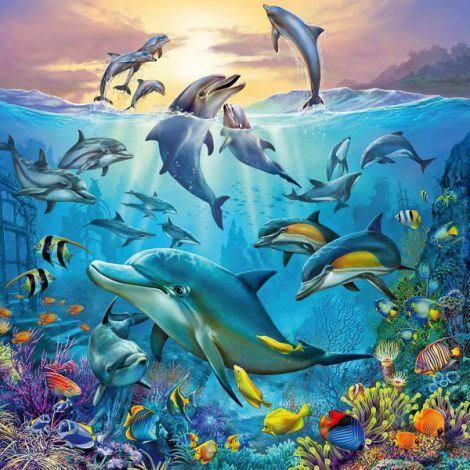 PUZZLE LUMEA SUBACVATICA, 3x49 PIESE - poza 2