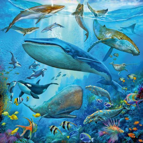 PUZZLE LUMEA SUBACVATICA, 3x49 PIESE - poza 4