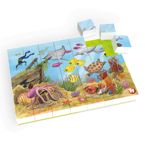 Puzzle Lumea subacvatica Hubelino (35 piese) - poza 1