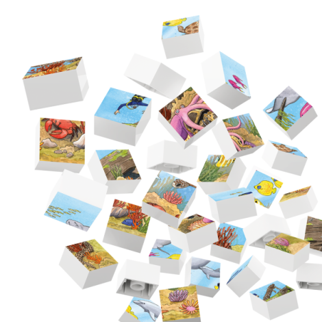 Puzzle Lumea subacvatica Hubelino (35 piese) - poza 2