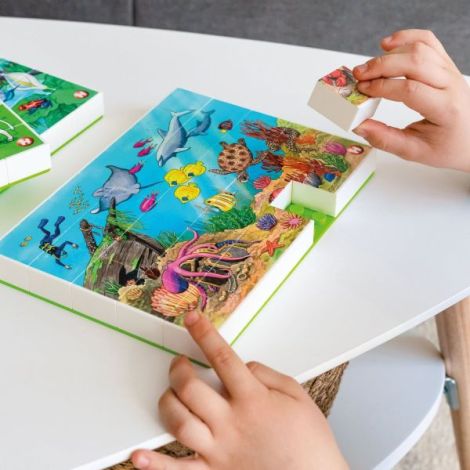 Puzzle Lumea subacvatica Hubelino (35 piese) - poza 3