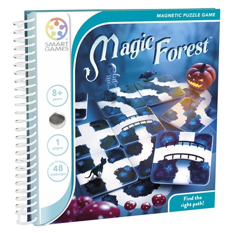 Puzzle magnetic de calatorie – Magic forest SGT 210-8 Smart Games - poza 1