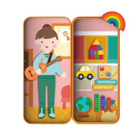Puzzle magnetic in cutie metalica, joc de potrivire si asociere - Educatoare - poza 2