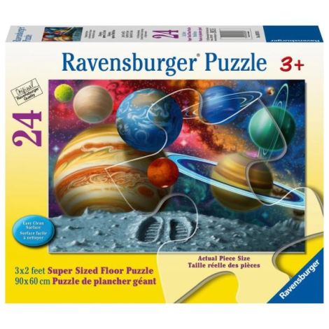 Puzzle mare de podea sa pasim in spatiu 24 piese - poza 2