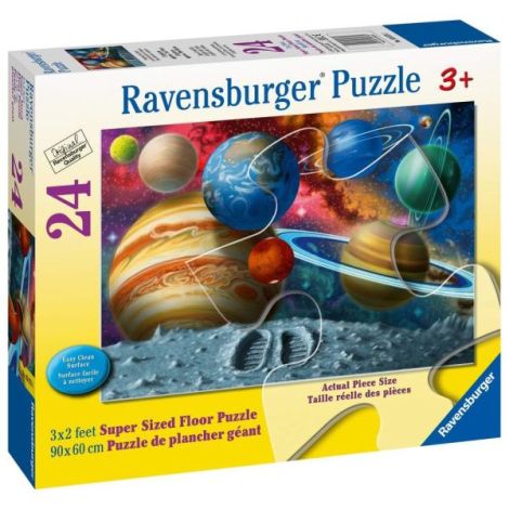 Puzzle mare de podea sa pasim in spatiu 24 piese - poza 3