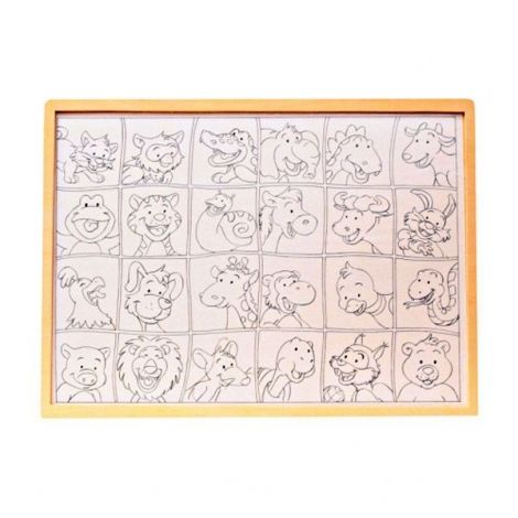 Puzzle mare din lemn, Potriveste imaginile - poza 2