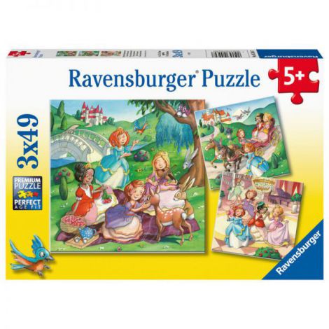 PUZZLE MICILE PRINTESE, 3x49 PIESE - poza 1