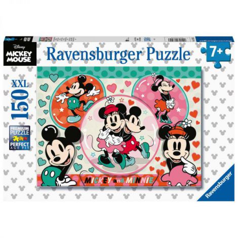 PUZZLE MICKEY SI MINNIE, 150 PIESE - poza 1