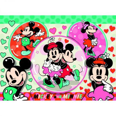 PUZZLE MICKEY SI MINNIE, 150 PIESE - poza 2