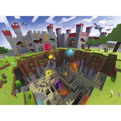 Puzzle Minecraft, 300 Piese - poza 1