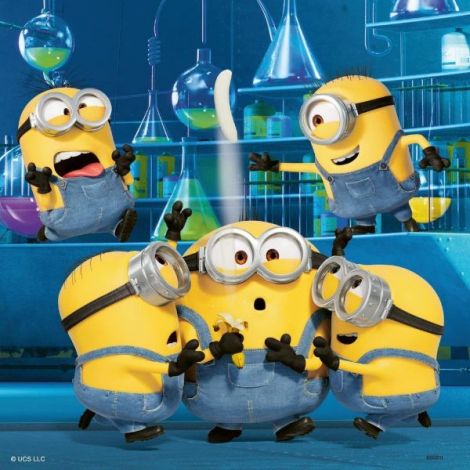 Puzzle Minions, 3X49 Piese - poza 1