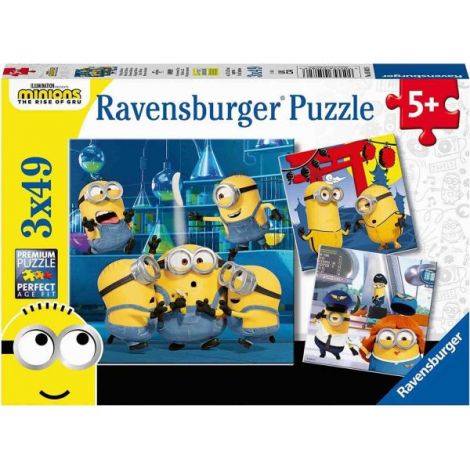 Puzzle Minions, 3X49 Piese - poza 2