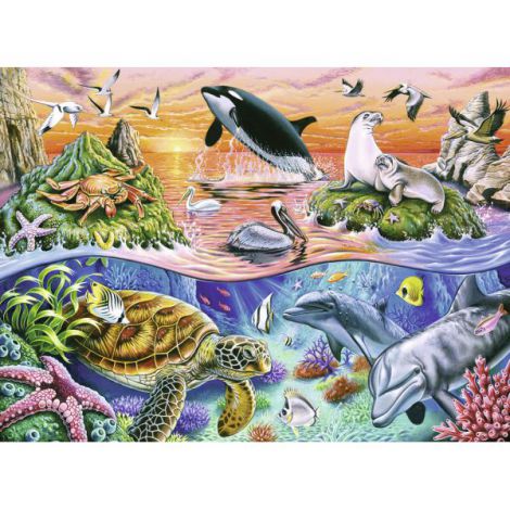 Puzzle minunatul ocean, 100 piese - poza 2