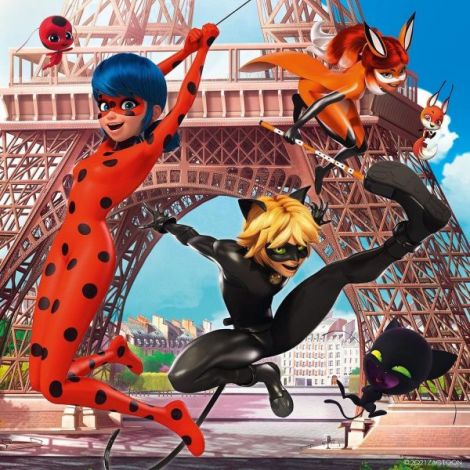 Puzzle Miraculous, 3X49 Piese - poza 1