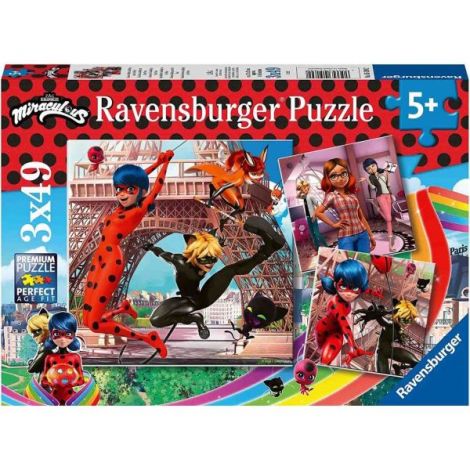 Puzzle Miraculous, 3X49 Piese - poza 4