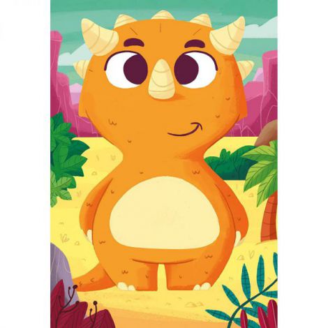 PUZZLE MIX&MATCH DINOZAURI, 3x24 PIESE - poza 2